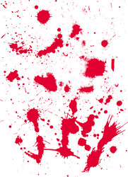 grunge texture from blood splats vector