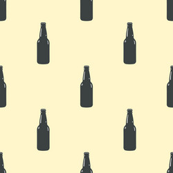 Hop beer seamless pattern background Royalty Free Vector