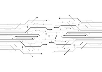 Abstract Technology Circuit Background vector image