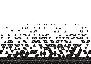 abstract geometric techno triangle horizontally vector image
