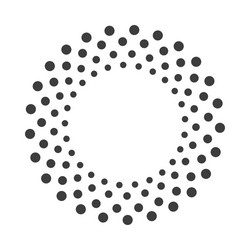Dotted Shape Pattern vector image