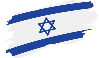 israel flag vector