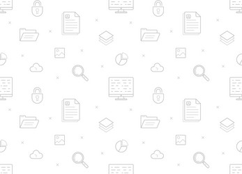 Web Archive Icon Pattern vector image