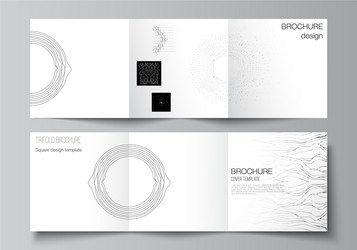 minimal editable layout square format vector image