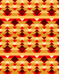 Multicolored rhombuses seamless pattern in retro vector