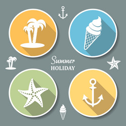 Summer design vector