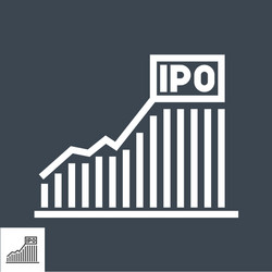 Bar Chart Icon - Data Visualization vector image
