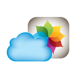 cloud computing vector image