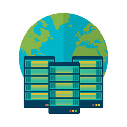 database design vector image