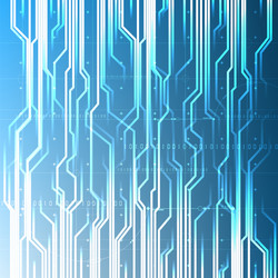 technological abstract digital light modern vector image