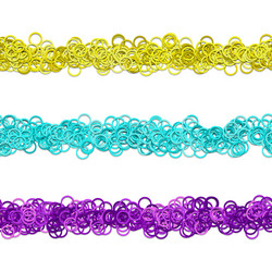 random circle pattern line divider set from vector image