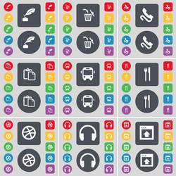 ink pot trash can receiver survey bus fork vector image