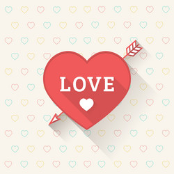 Heart on wooden texture card Royalty Free Vector Image