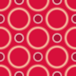 circle geometric seamless pattern vector image