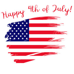 Fourth of July Celebration Banner Vector Image