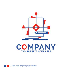 company name logo design for algorithm business vector image