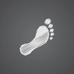 Footprint Sketch Vector Images (over 1,400)