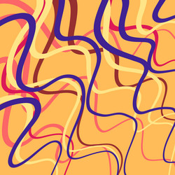 abstract colored lines on a warm background vector image