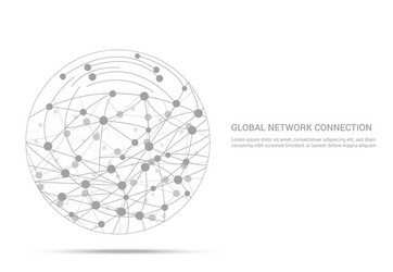 Global Network Connection vector image