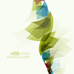 angular geometric color shape vector image