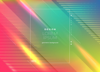 flat minimal geometric background dynamic shapes vector image