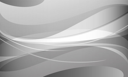 Abstract Curve Background - White & Gray vector image