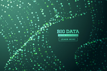 big data concept abstract background network vector image