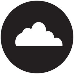 cloud storage button thumbnail icon image vector image