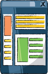 web page interface icon vector image