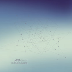 Abstract Particle Network vector image