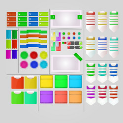 interesting user interface design vector image