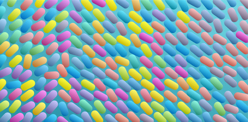 abstract background with color ovals vector image