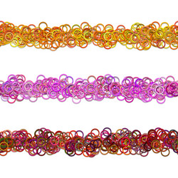 abstract circle pattern webpage separator line vector image