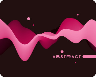 Abstract wavy background with modern gradient vector