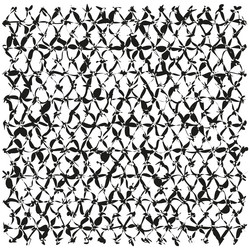 triangle chaos pattern random black abstract vector image