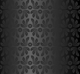 black seamless pattern with gradient vector image
