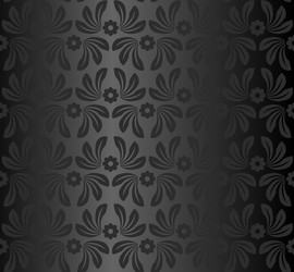 Black seamless pattern with gradient vector