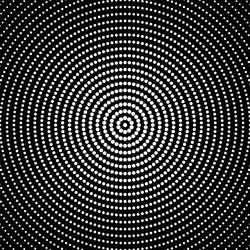 halftone geometric abstract round dot pattern vector image