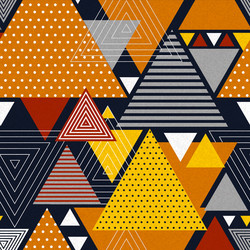 abstract hipster polygon triangle background vector image