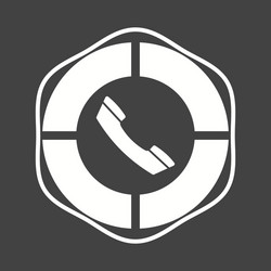 Call for help Royalty Free Vector Image - VectorStock