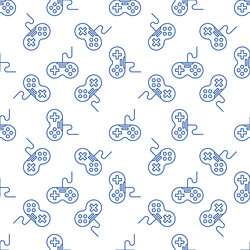 wired video game controller gaming device minimal vector image