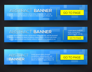 abstract banner design vector