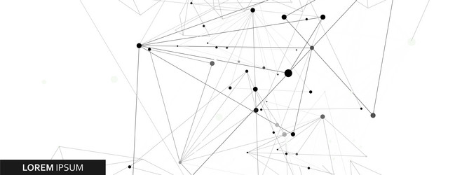 connect triangle structure design modern vector image