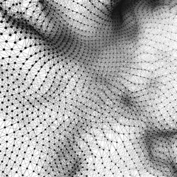 network background connection structure wireframe vector image
