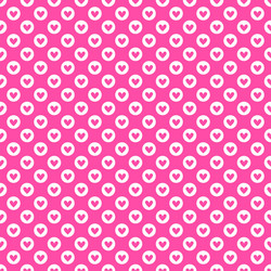 heart shape seamless pattern tiling vector image