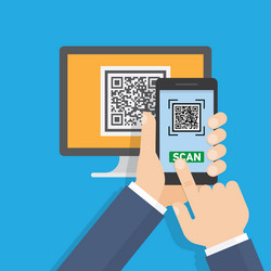 QR Code Scanner App vector image