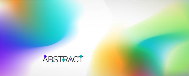 fluid color gradient abstract background trendy vector image