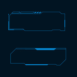 futuristic user interface vector image