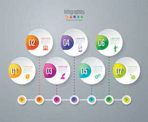 Infographic Template – Data Visualization vector image