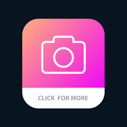 instagram camera image mobile app button android vector